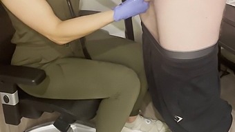 Exclusive Video Of A Nursing Student Giving A Penis Exam And Giving A Handjob With A Mouth-Watering Cumshot